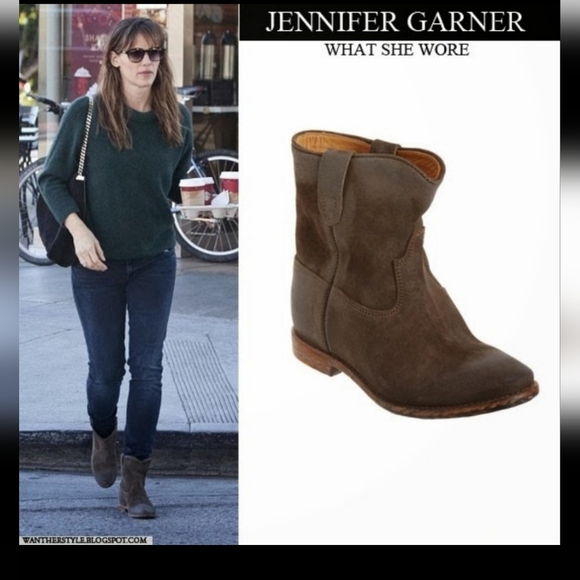 Isabel Marant Tan Ankle Boots - Picture 2 of 14